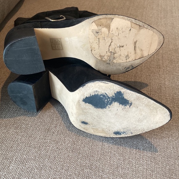 Free People black suede boots - Picture 6 of 7